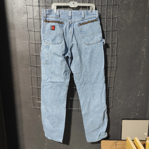 Vintage WRANGLER Jeans Riggs Workwear Men’s Size 36x36 Blue Denim Straight - Picture 5 of 7